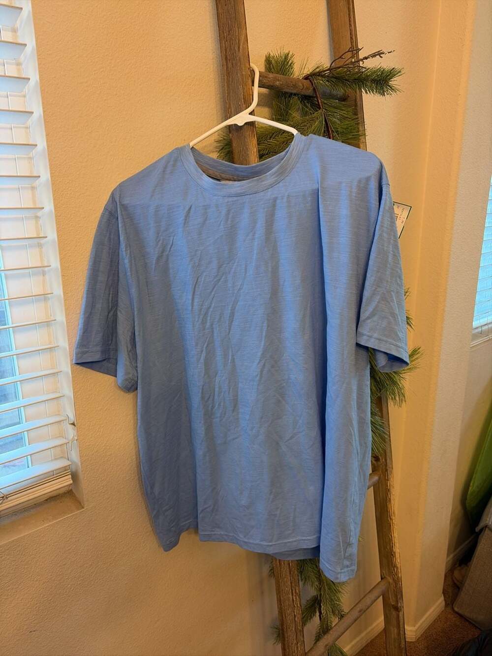 Joseph Abboud Liquid Soft Men's Crew Neck T-Shirt Blue XL